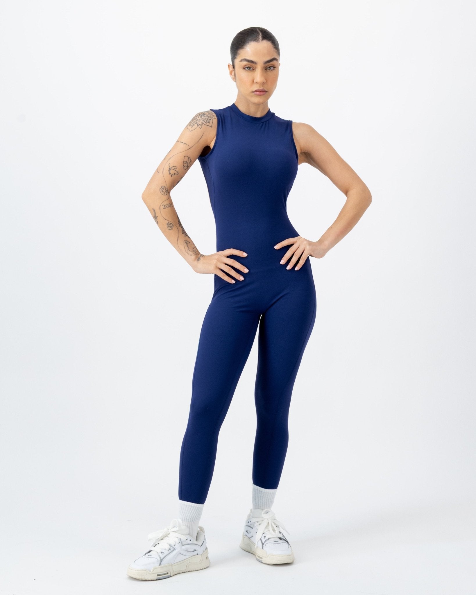 Contour Bodysuit | Sapphire – women’s activewear by NAVA