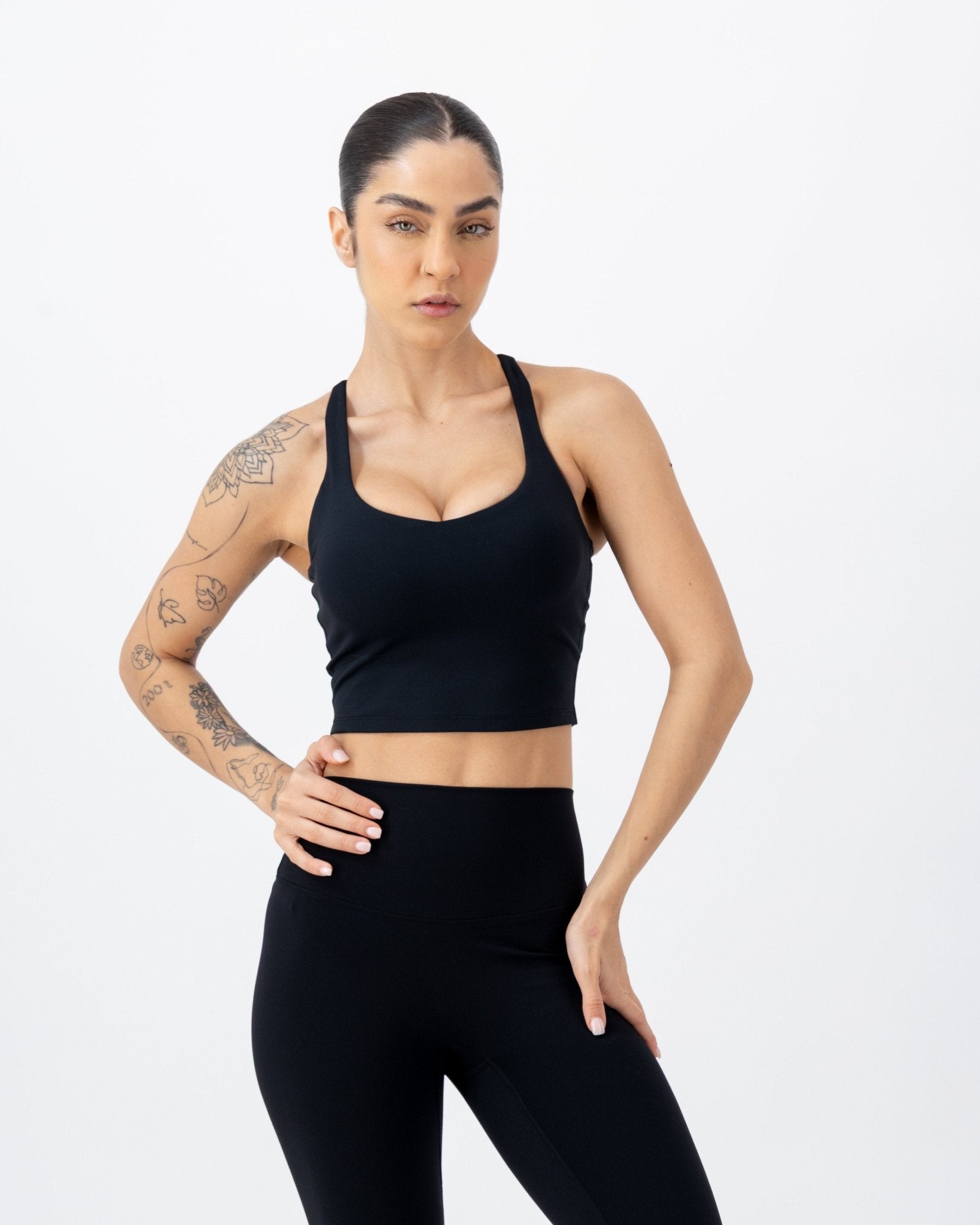 Core Sports Bra | Onyx Black – women’s activewear by NAVA