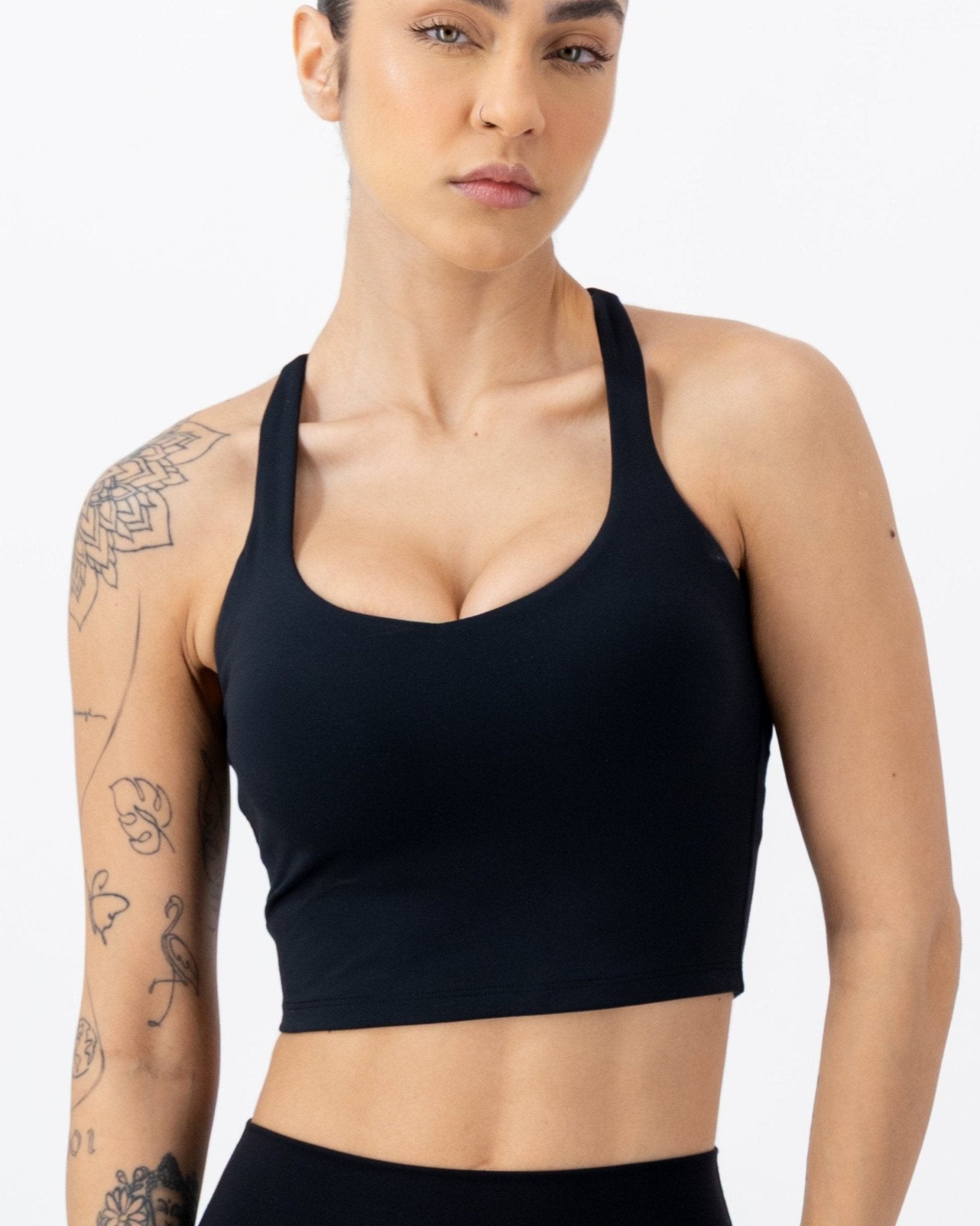 Core Sports Bra | Onyx Black – women’s activewear by NAVA
