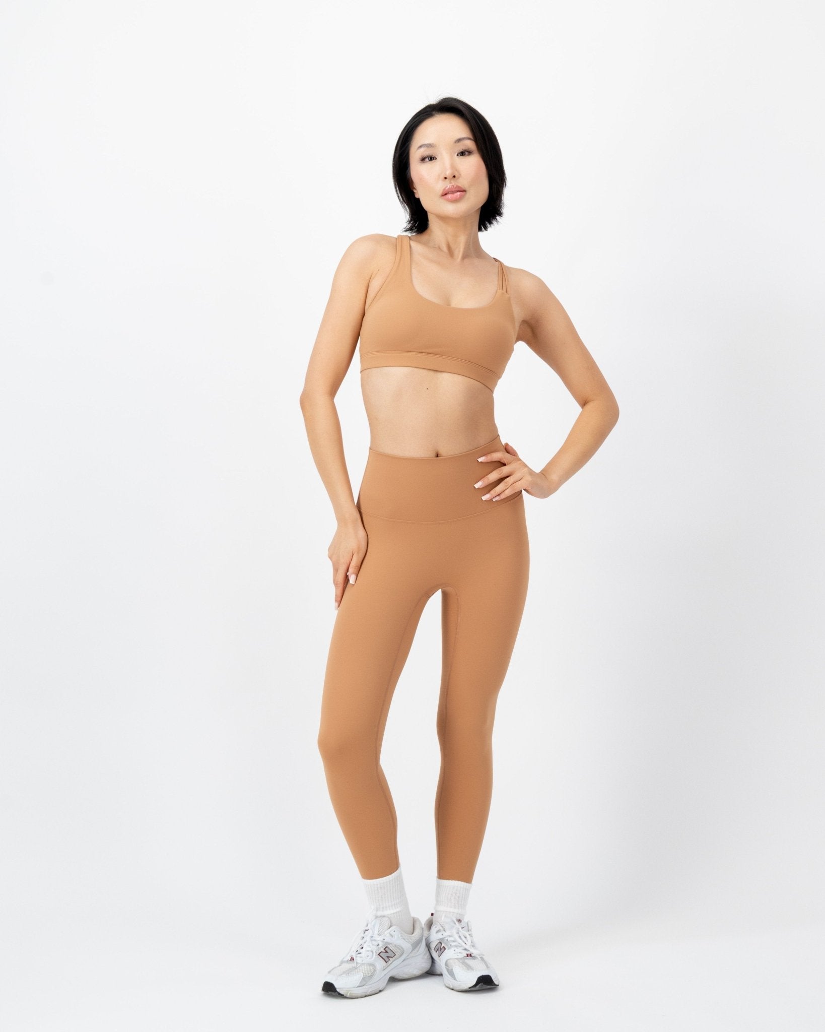Flow High-Rise Leggings | Peach Moonstone – women’s activewear by NAVA