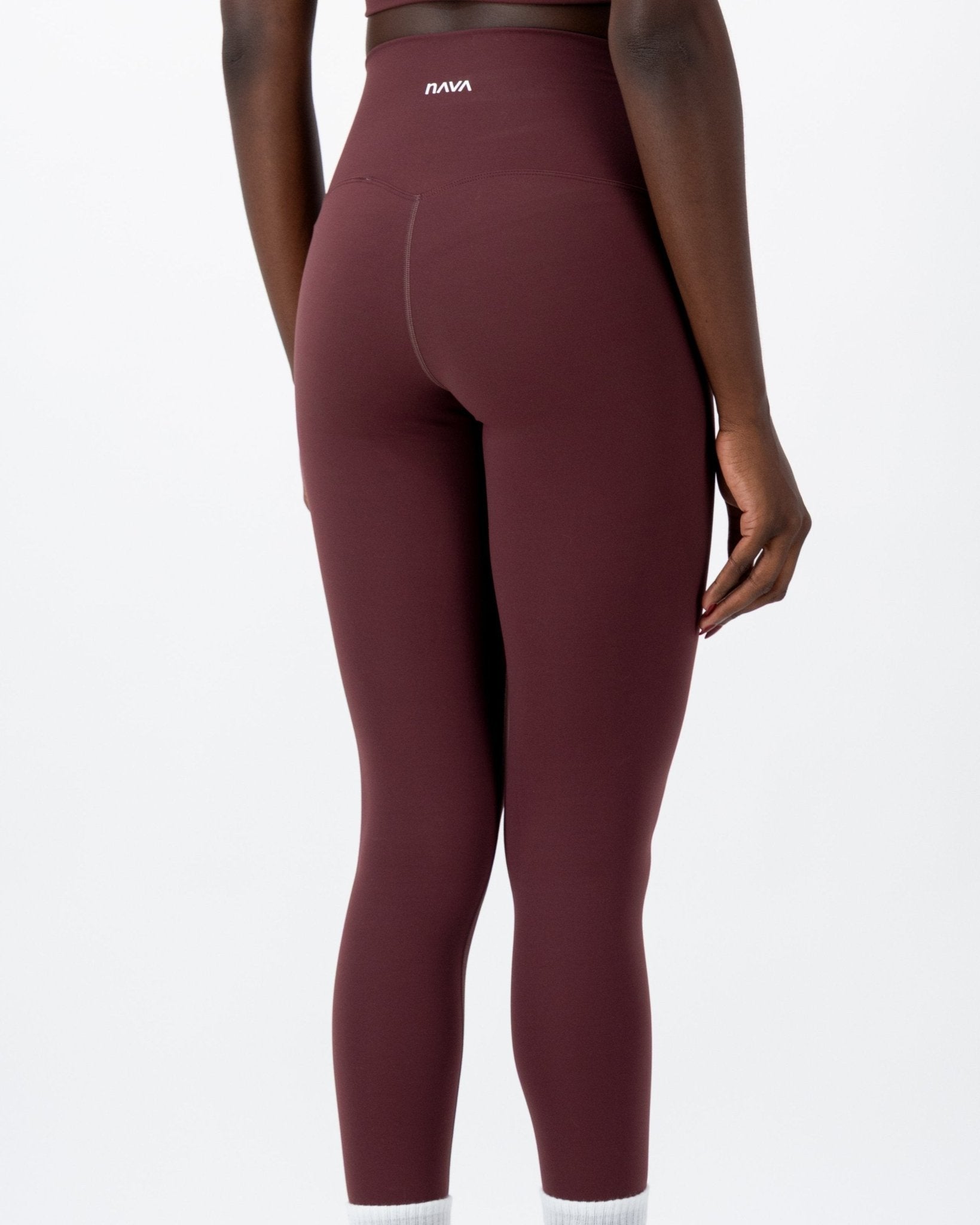 Ground High-Rise Leggings | Dark Garnet – women’s activewear by NAVA