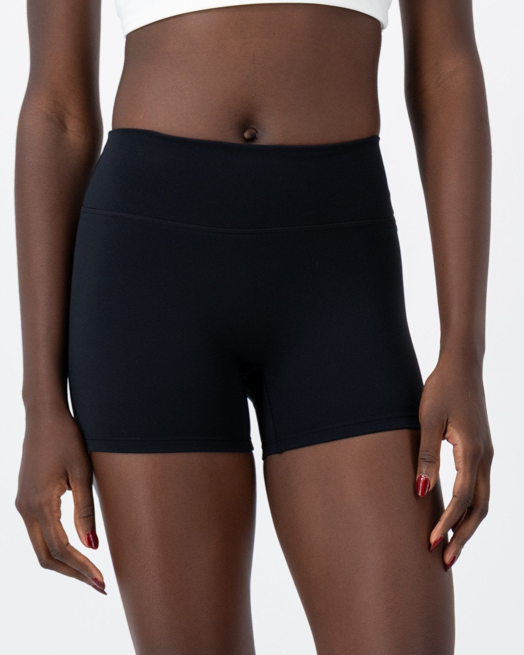 NAVA Shorts | Onyx Black – women’s activewear by NAVA
