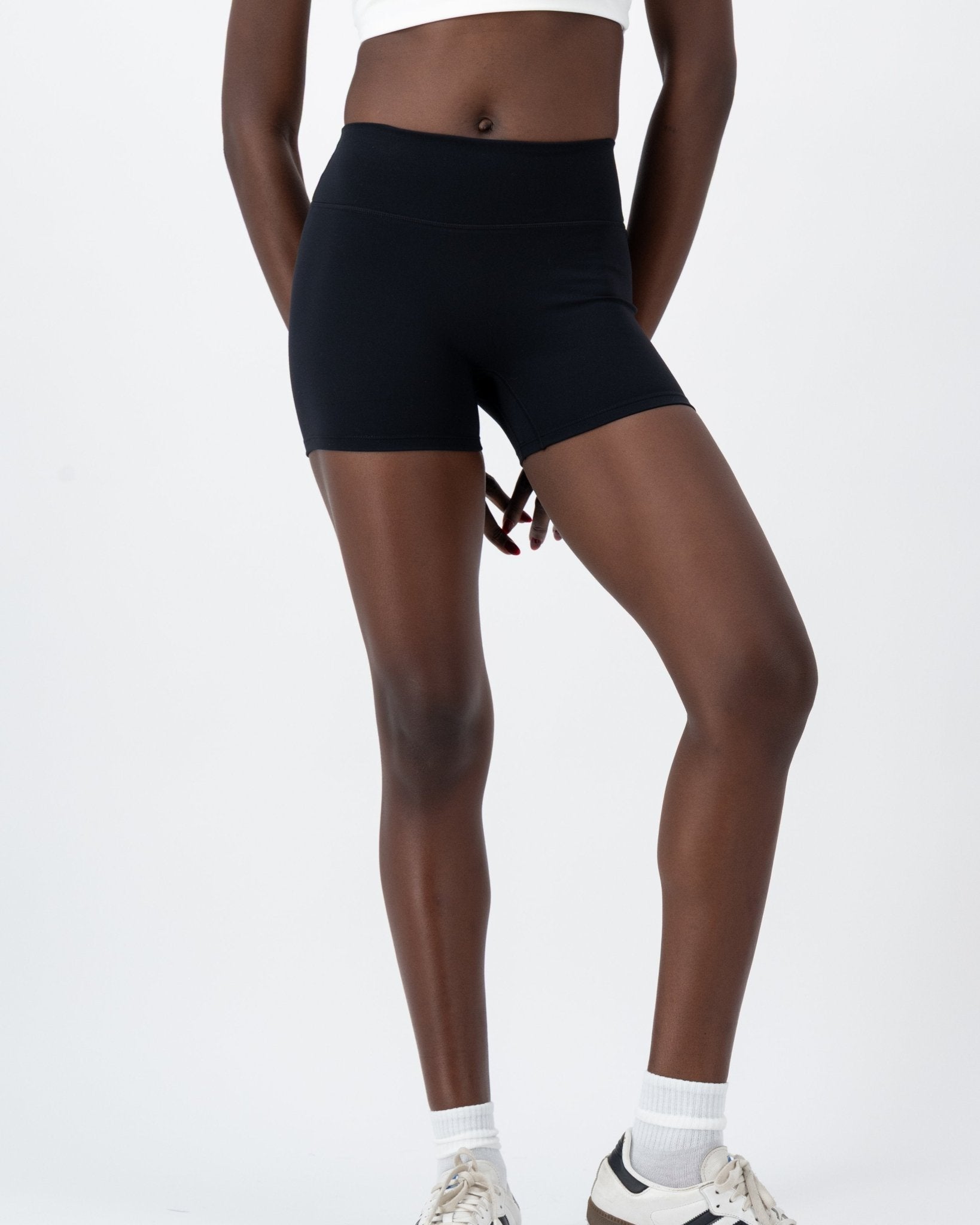 NAVA Shorts | Onyx Black – women’s activewear by NAVA