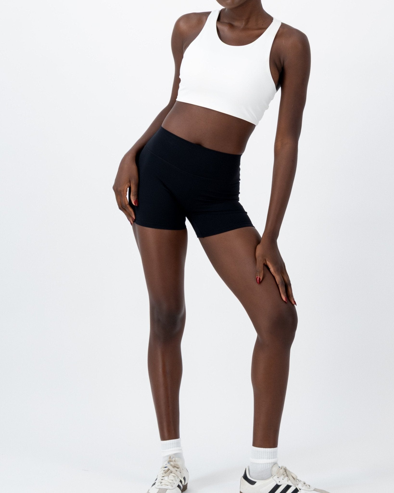 NAVA Shorts | Onyx Black – women’s activewear by NAVA
