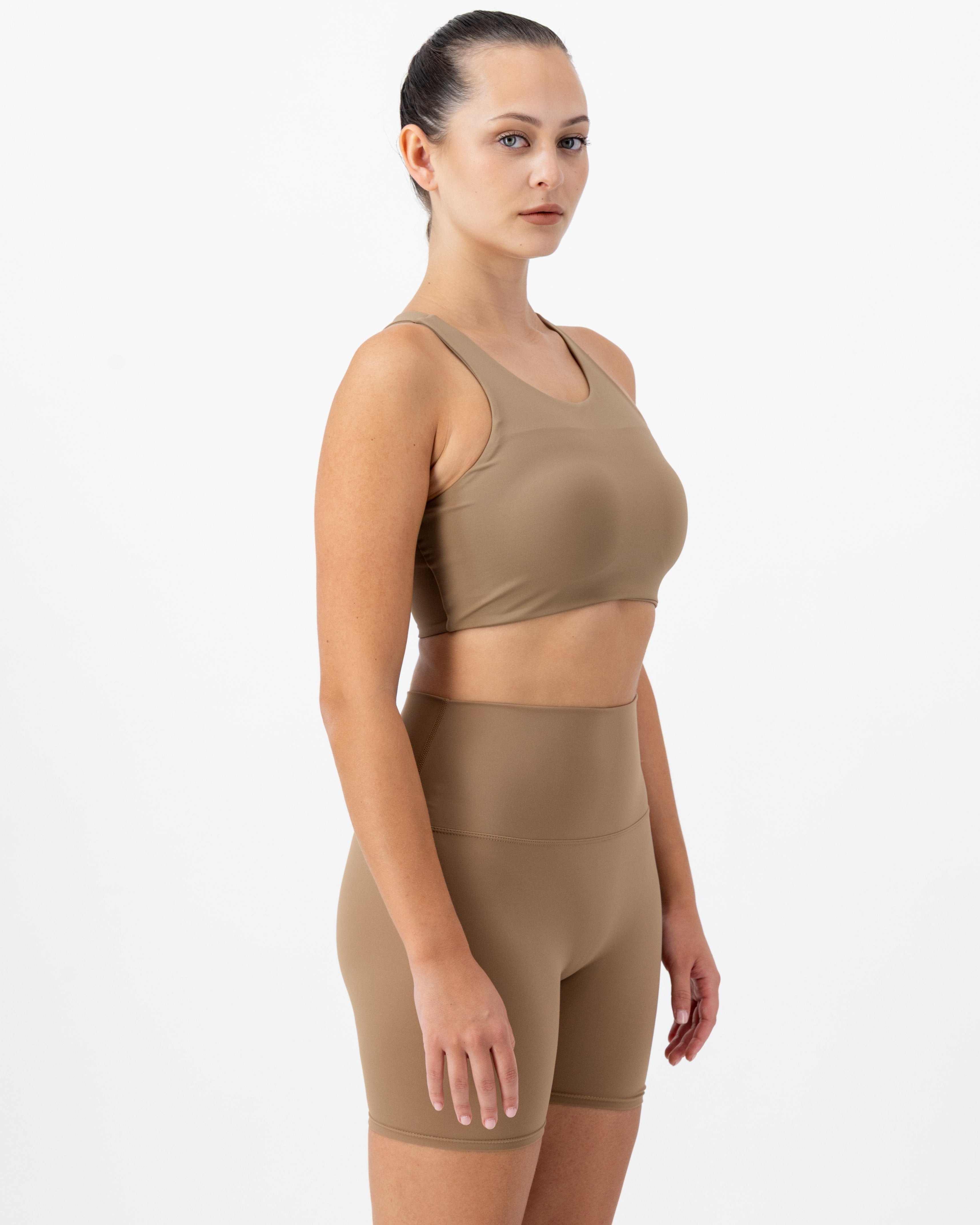 Rise Top | Caramel Jasper – women’s activewear by NAVA