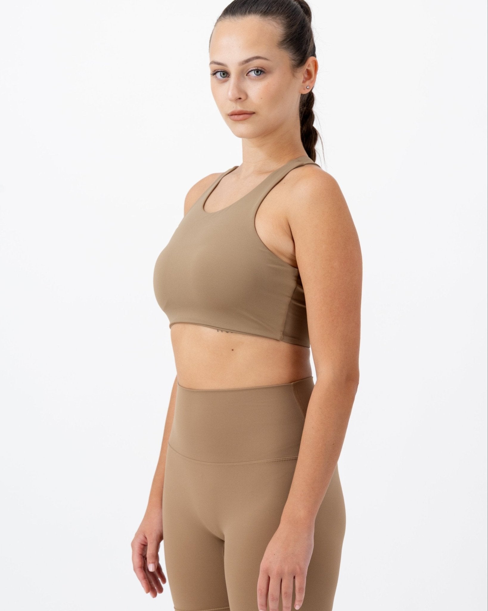 Rise Top | Caramel Jasper – women’s activewear by NAVA