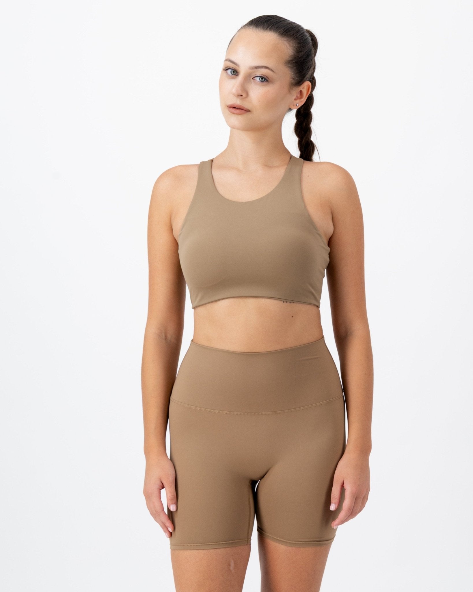 Rise Top | Caramel Jasper – women’s activewear by NAVA