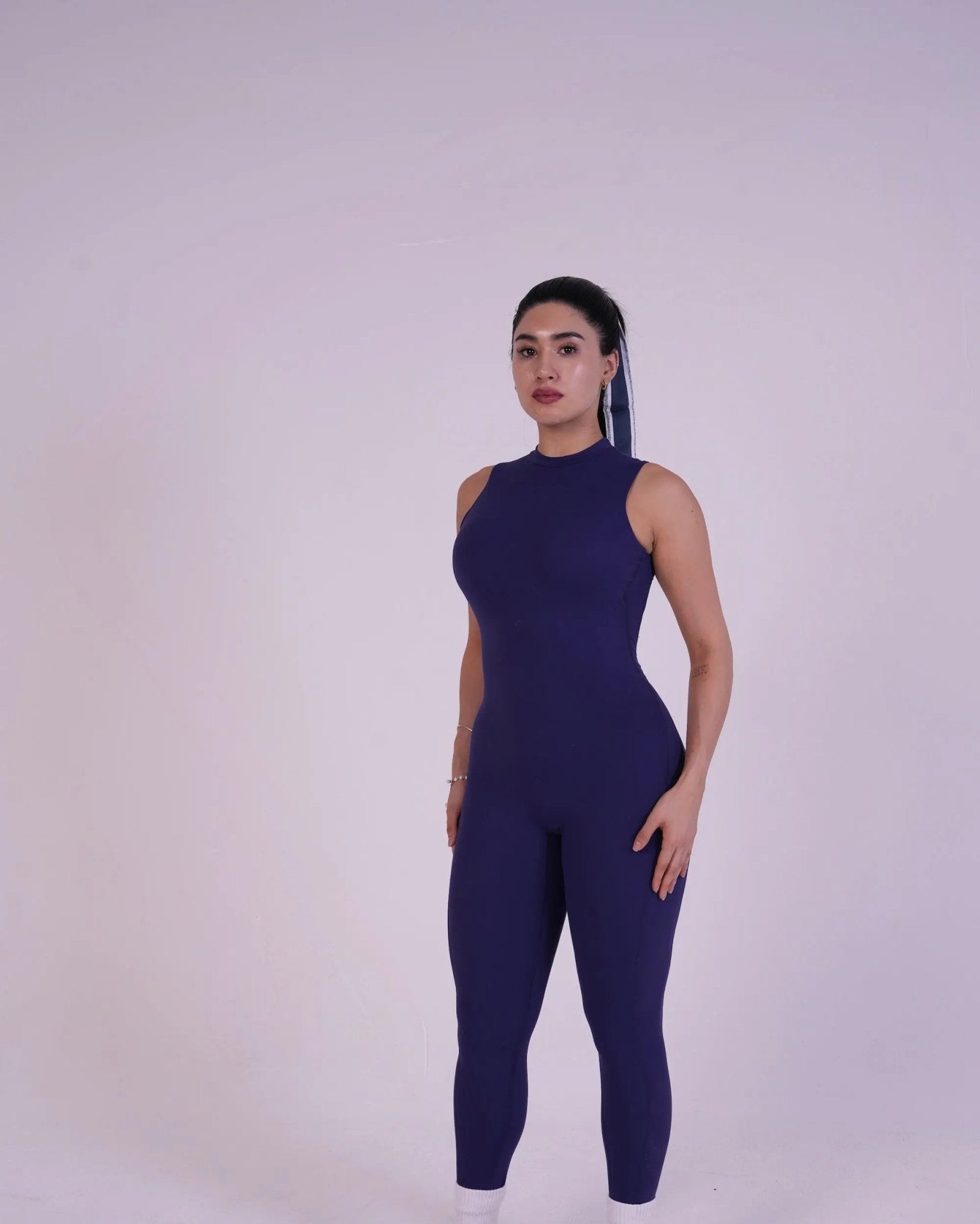 Contour Bodysuit - Sapphire – women’s activewear by NAVA