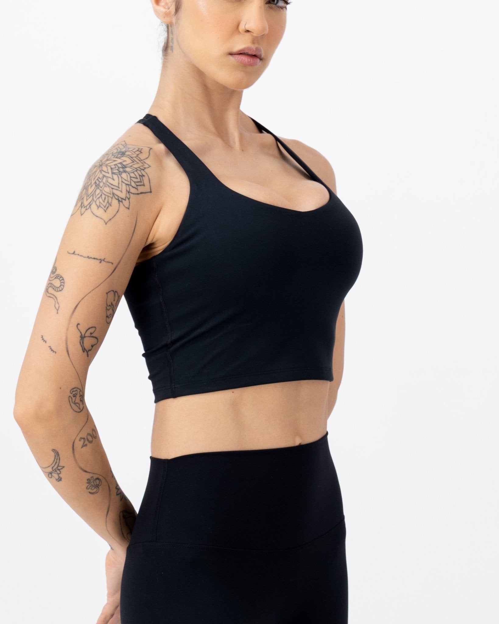 Core Sports Bra | Onyx Black – women’s activewear by NAVA