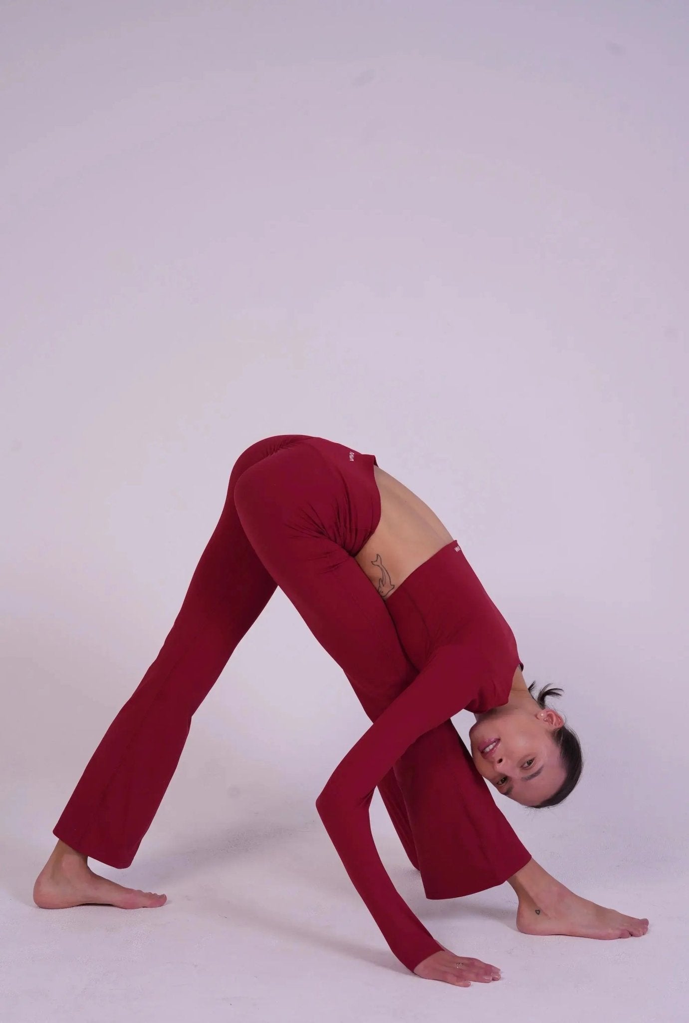 Flare Leggings – Fire Opal – women’s activewear by NAVA