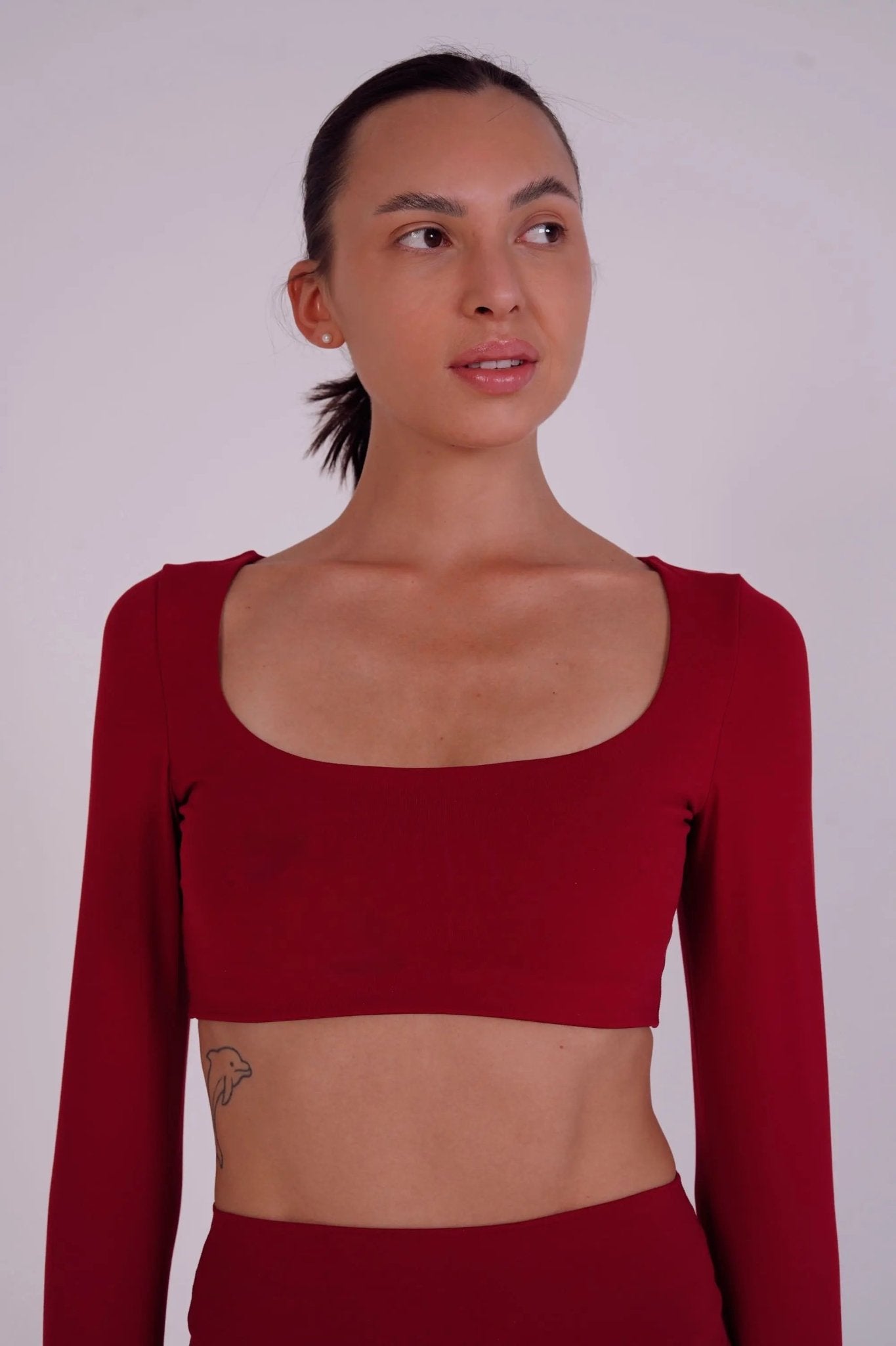 Flare Top – Fire Opal – women’s activewear by NAVA