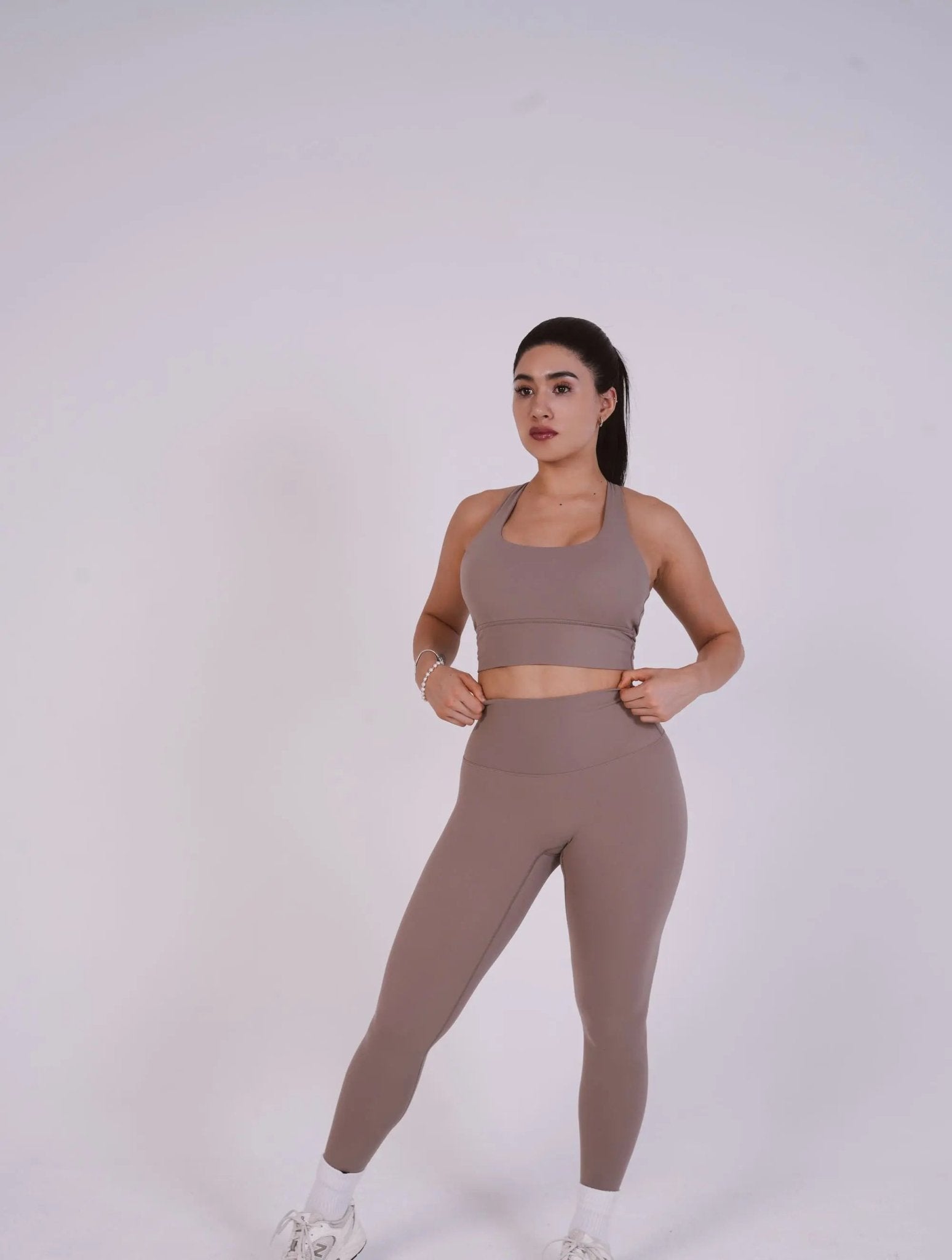 Flow High - Rise Leggings – Sandstone – women’s activewear by NAVA