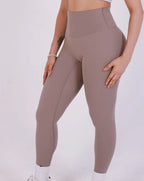 Flow High - Rise Leggings – Sandstone – women’s activewear by NAVA