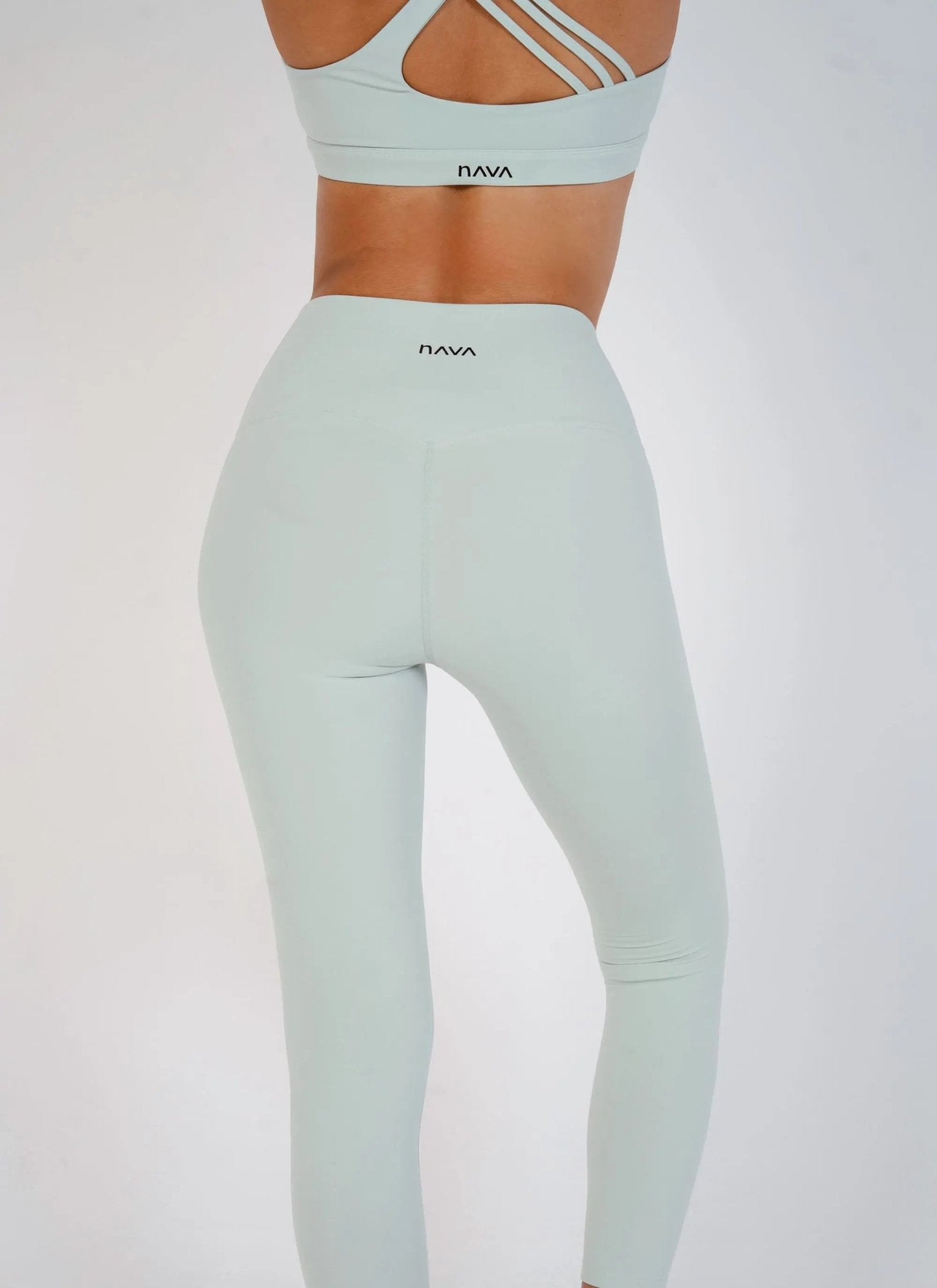 Flow High‑Rise Leggings - Amazonite – women’s activewear by NAVA