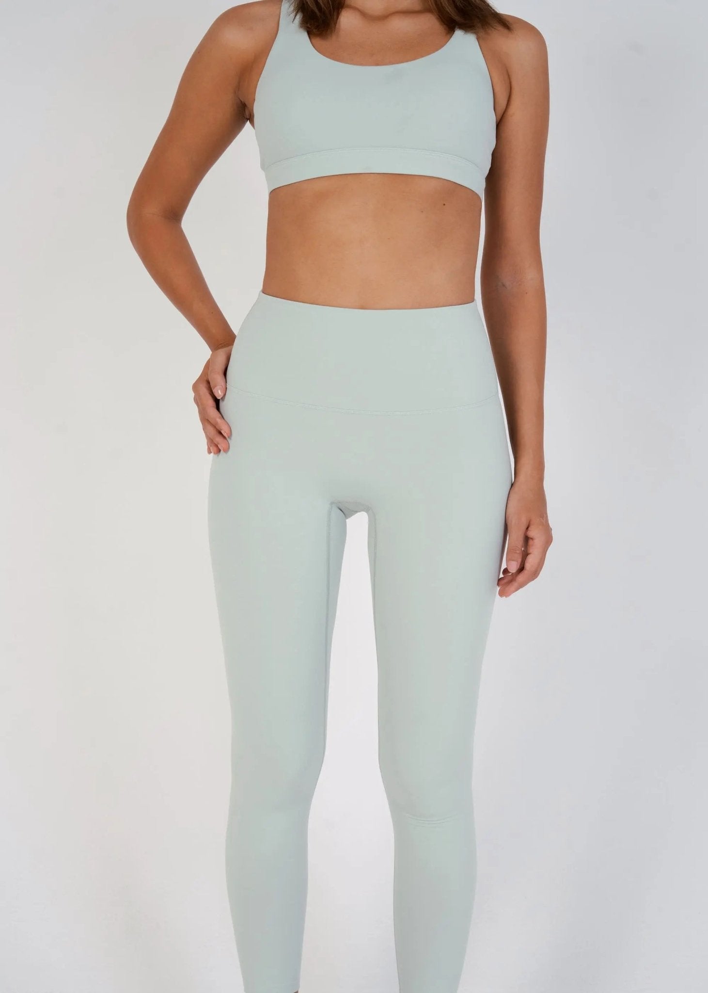 Flow High‑Rise Leggings - Amazonite – women’s activewear by NAVA