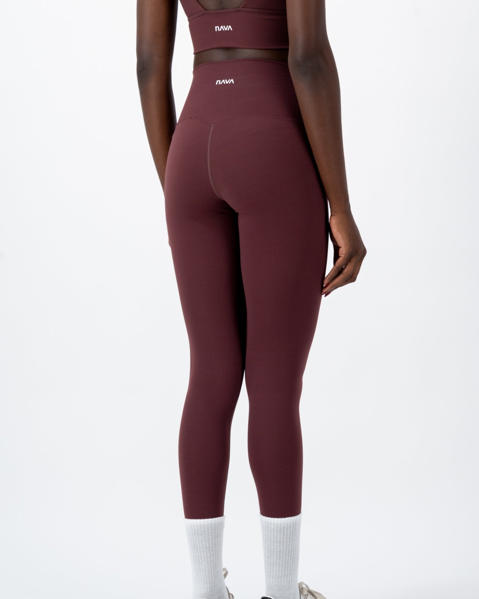 Ground High-Rise Leggings | Dark Garnet – women’s activewear by NAVA
