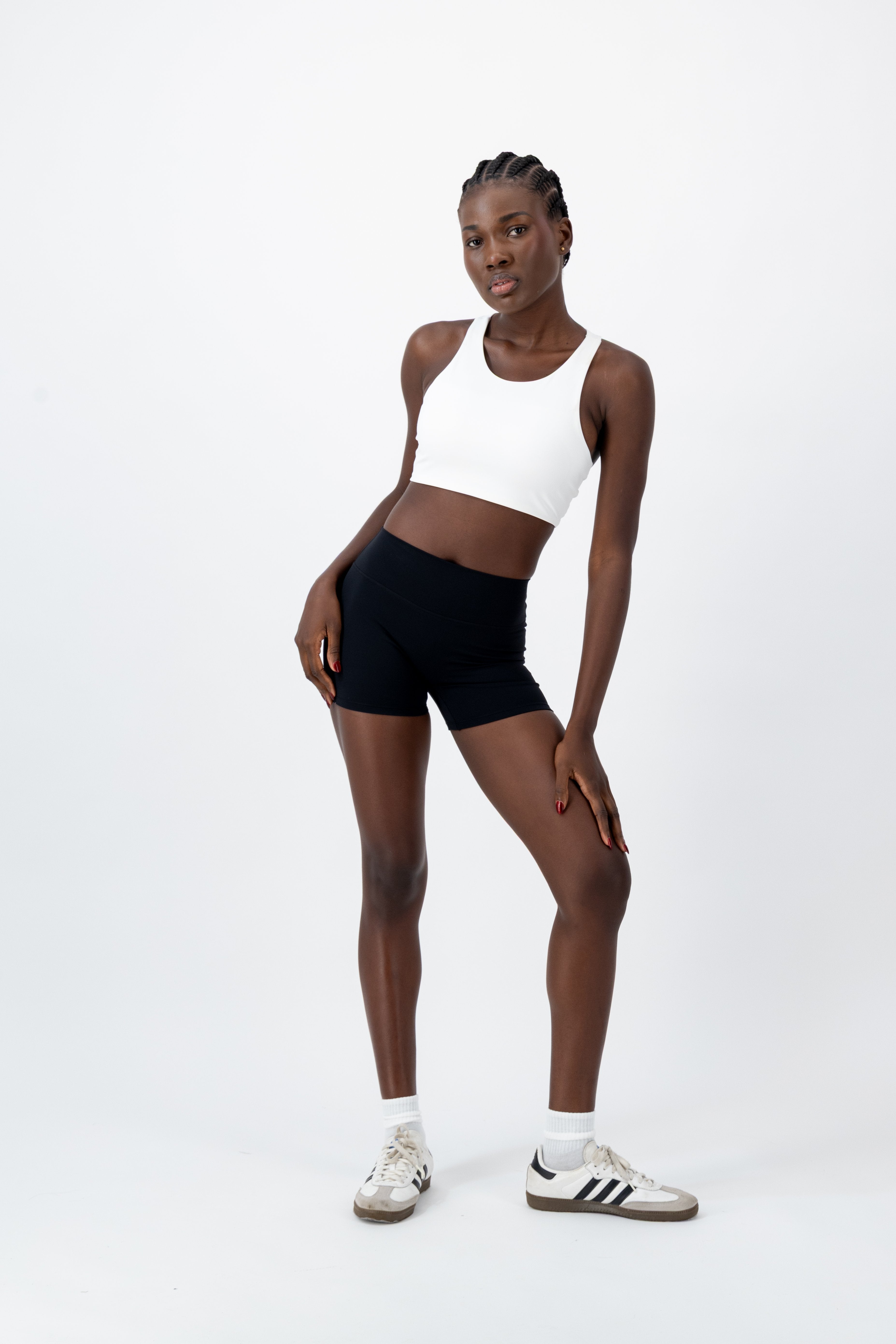 NAVA Shorts | Onyx Black – women’s activewear by NAVA