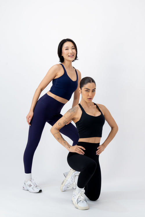 Core Sports Bra | Onyx Black NAVA