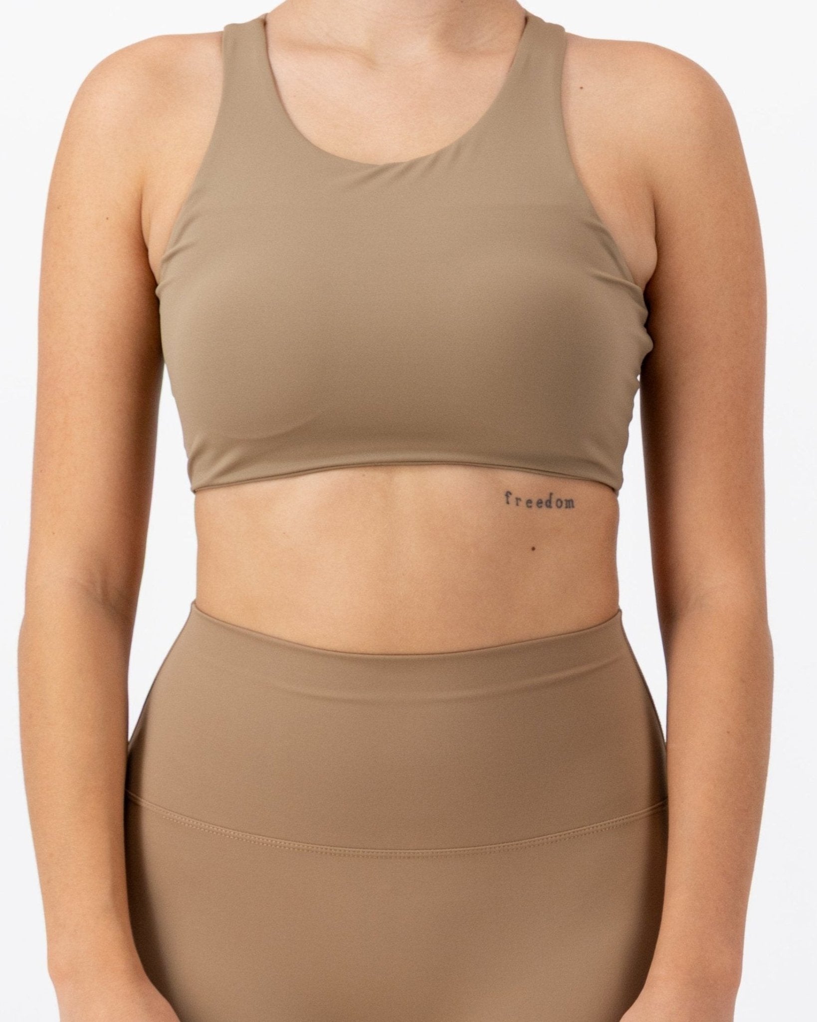 Rise Top | Caramel Jasper – women’s activewear by NAVA