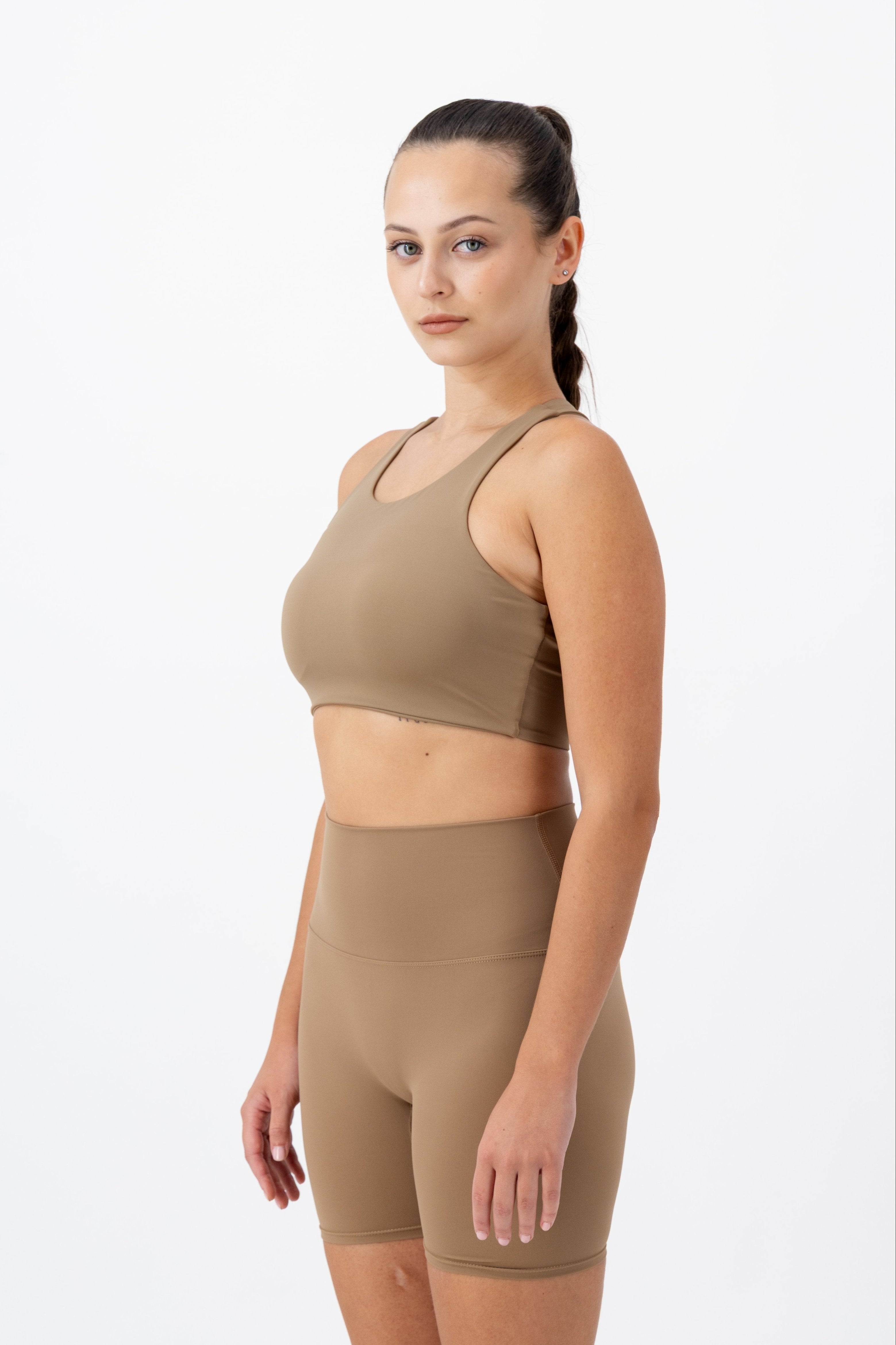 Rise Top | Caramel Jasper – women’s activewear by NAVA
