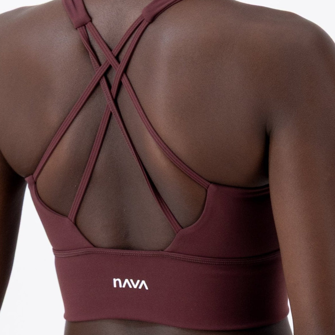 Solice Yoga Bra | Dark Garnet – women’s activewear by NAVA