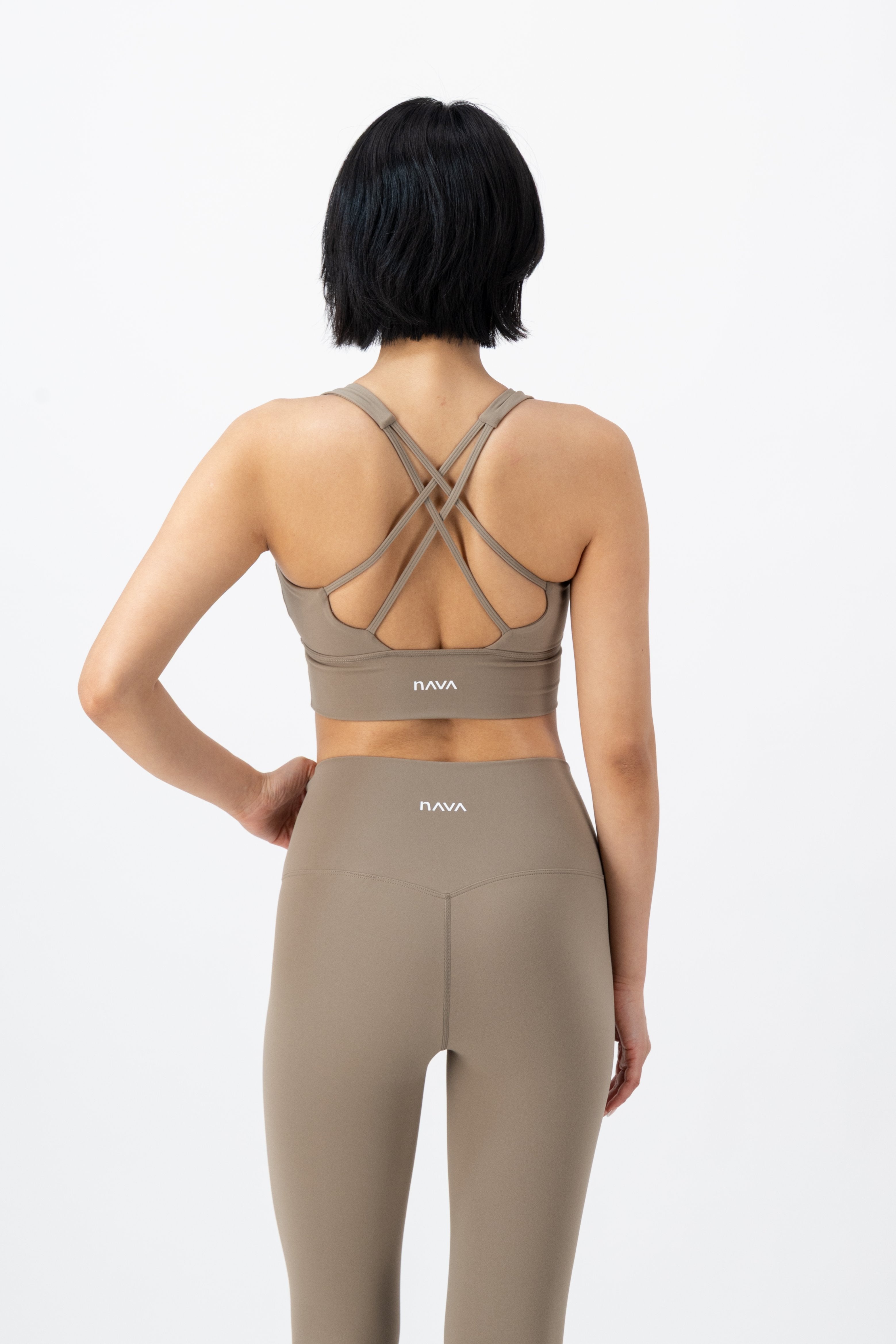 Solice Yoga Bra | Sandstone – women’s activewear by NAVA