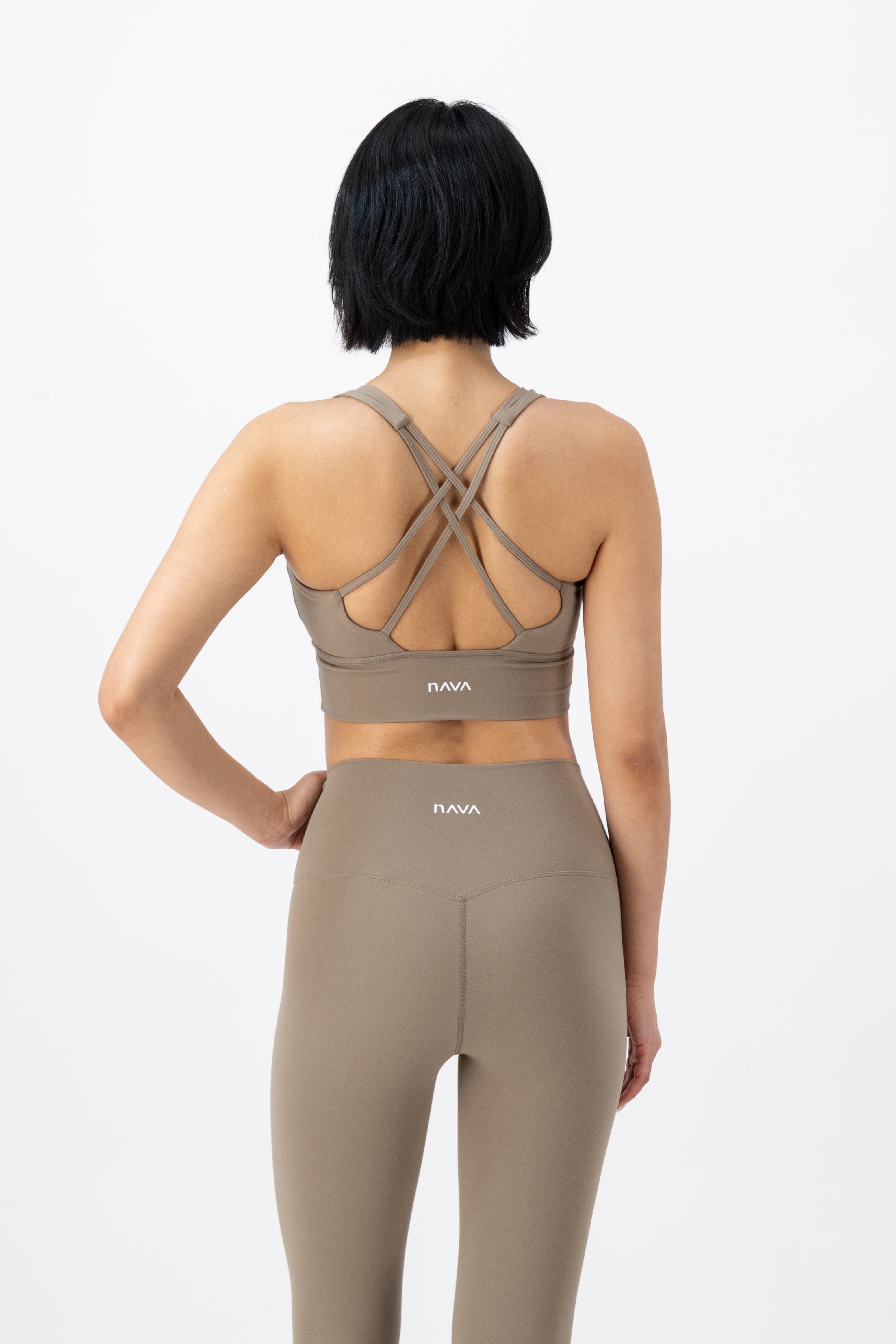Solice Yoga Bra | Sandstone – women’s activewear by NAVA