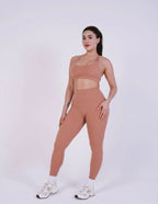 Streamline Bra – Peach Moonstone – women’s activewear by NAVA