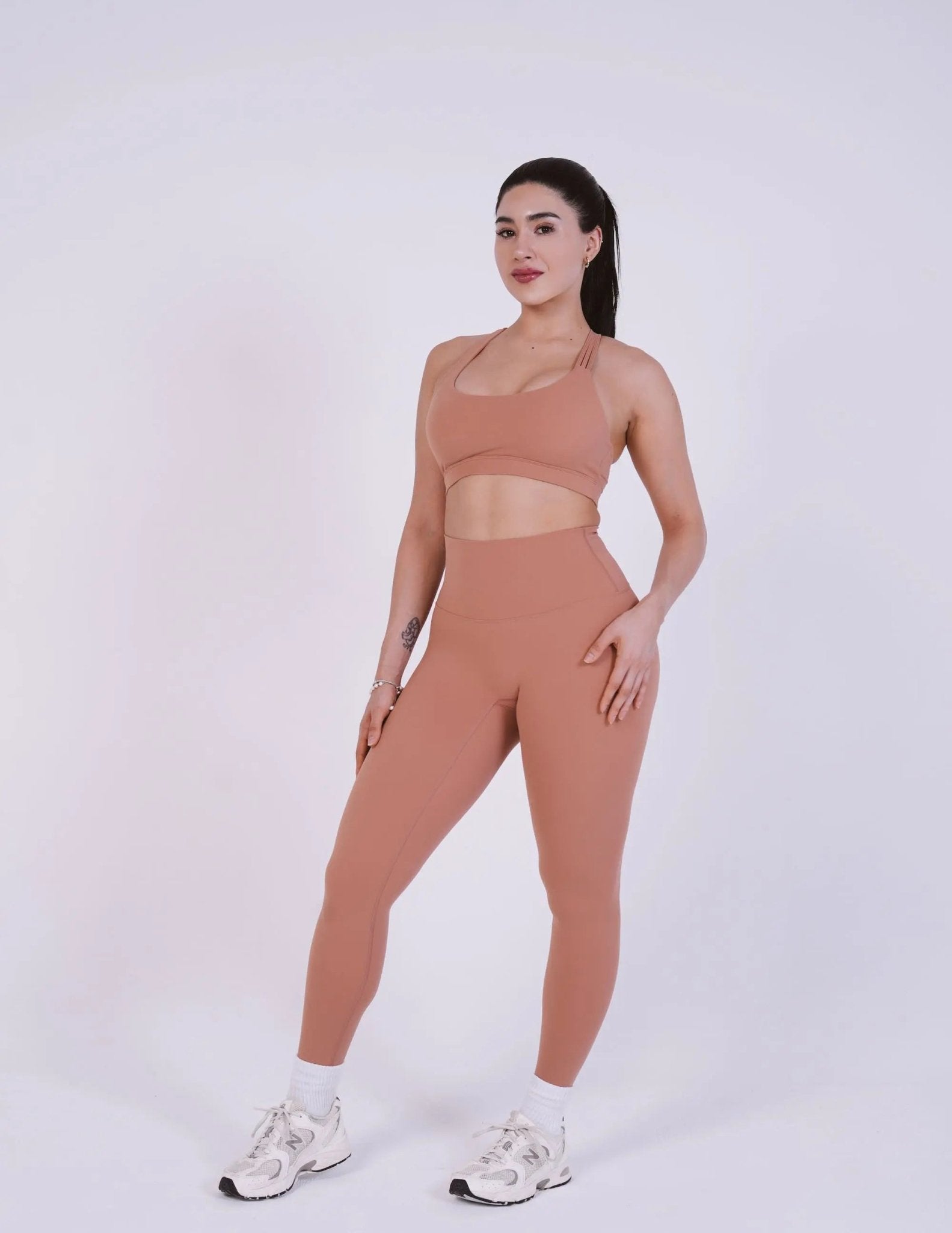 Streamline Bra – Peach Moonstone – women’s activewear by NAVA