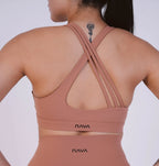 Streamline Bra – Peach Moonstone – women’s activewear by NAVA