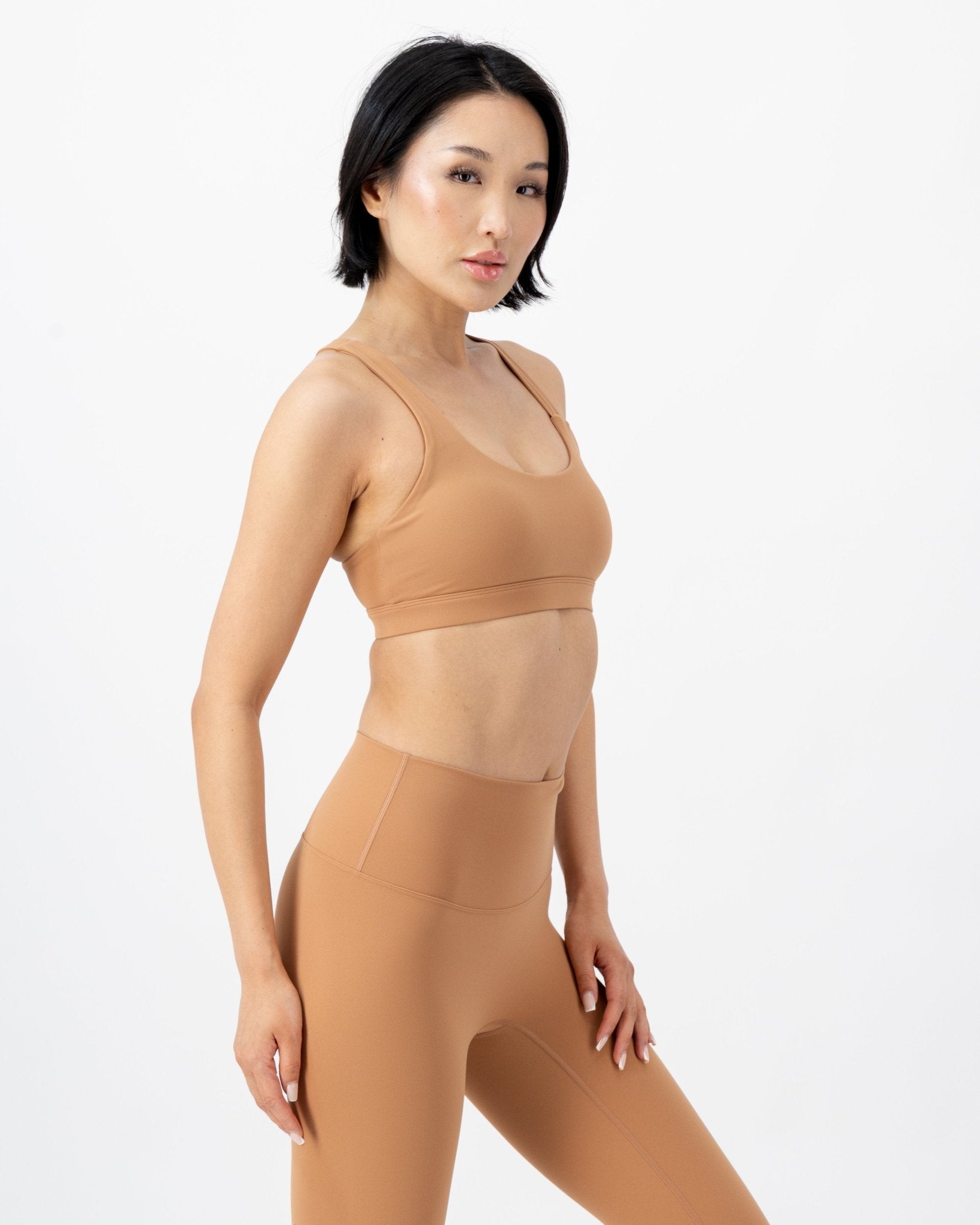 Streamline Sports Bra | Peach Moonstone – women’s activewear by NAVA
