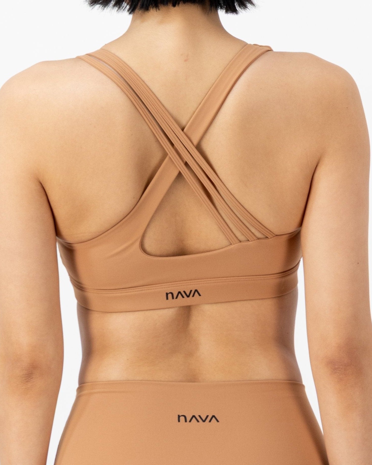 Streamline Sports Bra | Peach Moonstone – women’s activewear by NAVA