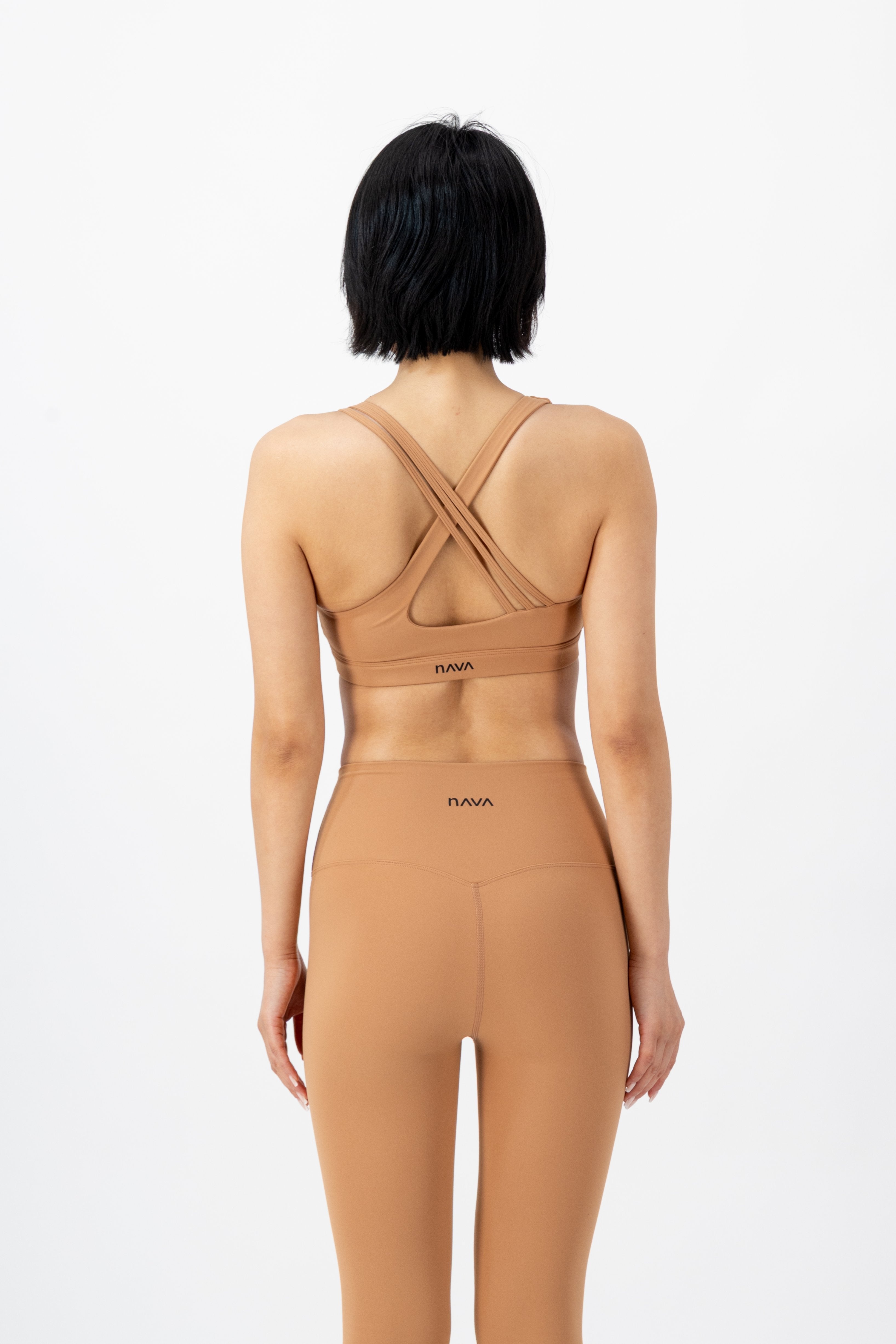Streamline Sports Bra | Peach Moonstone – women’s activewear by NAVA