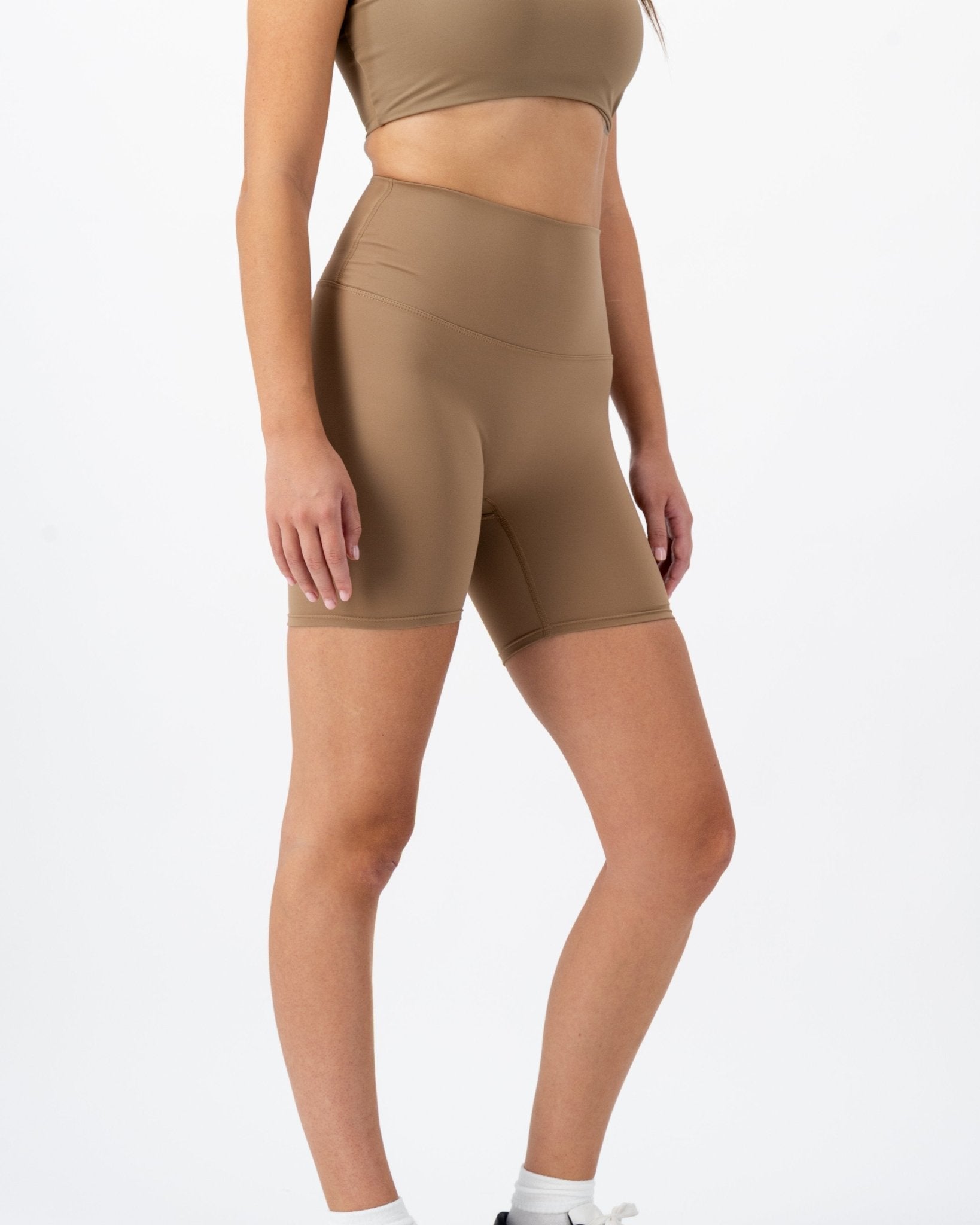 Stride Shorts | Caramel Jasper – women’s activewear by NAVA