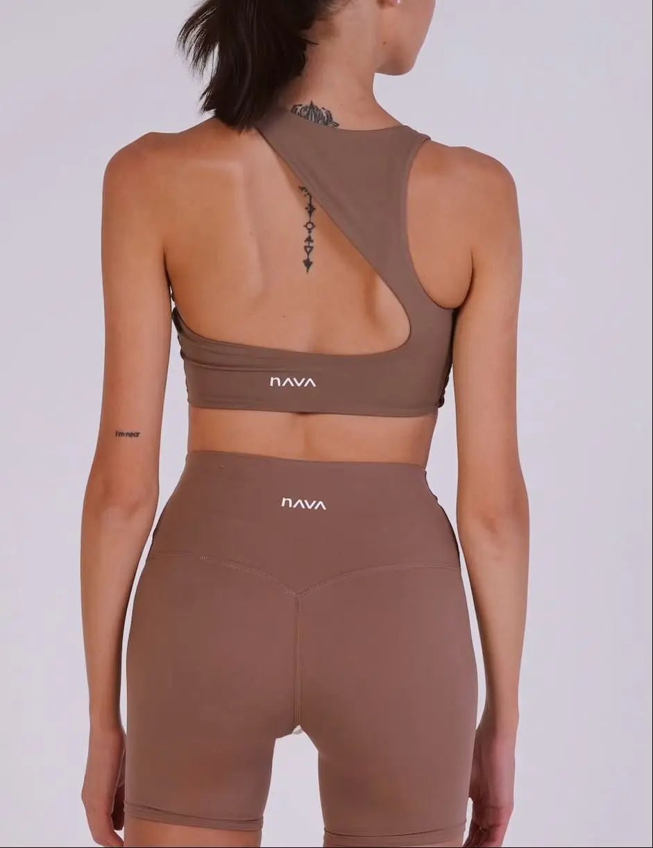 Stride Shorts - Caramel Jasper – women’s activewear by NAVA