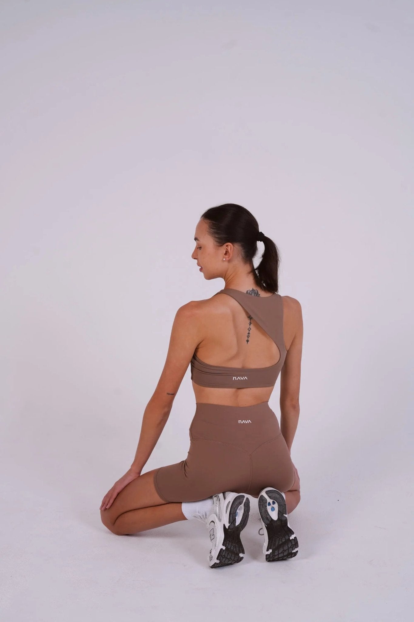 Stride Shorts - Caramel Jasper – women’s activewear by NAVA