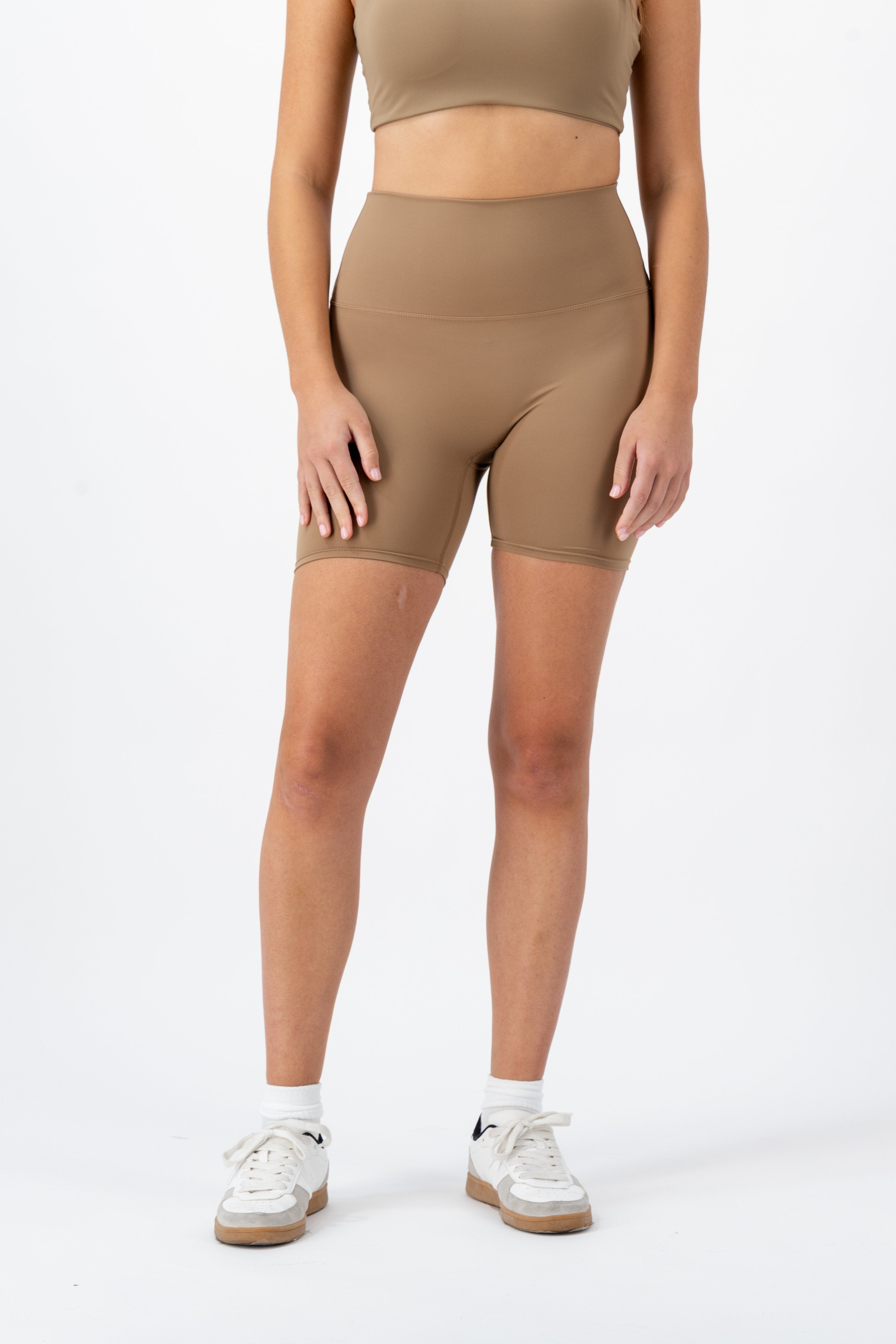 Stride Shorts | Caramel Jasper – women’s activewear by NAVA