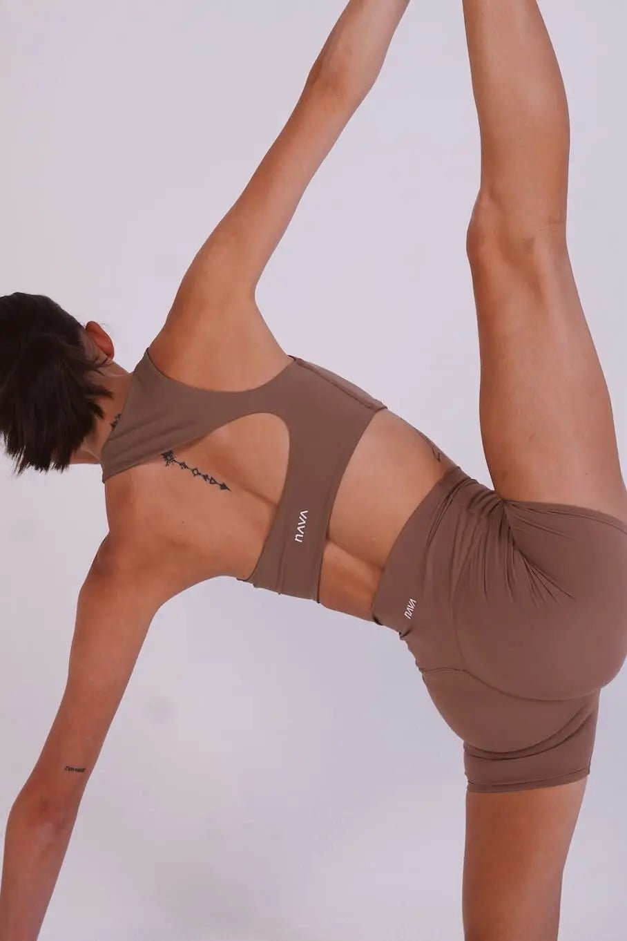Stride Shorts - Caramel Jasper – women’s activewear by NAVA